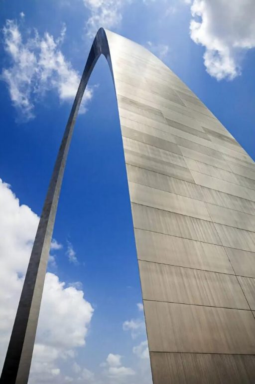Gateway to the West Arch in St. Louis