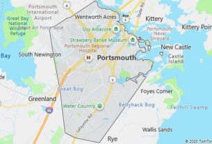 Map of Portsmouth, New Hampshire