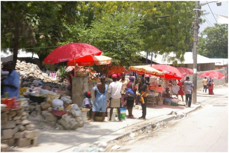 Street in Port-au-Prince Haiti